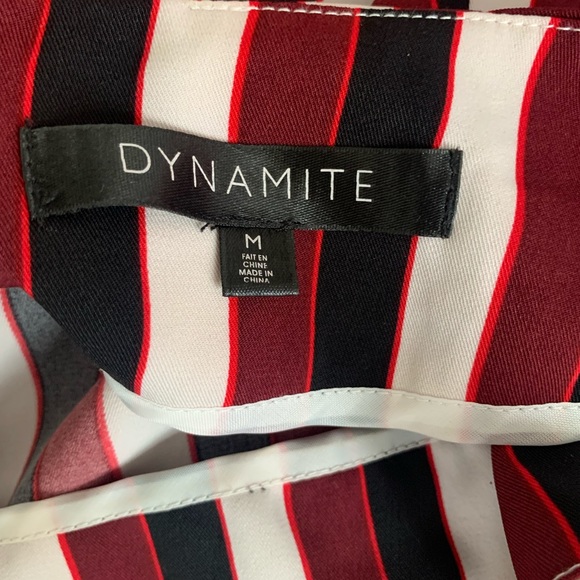 Dynamite Striped Bow Skirt - Picture 3 of 3
